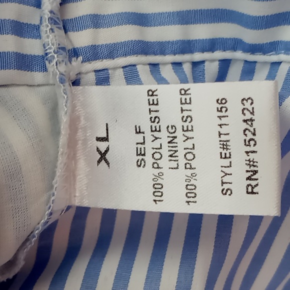 Fashion Nova Live A Little Kimono Size XL Blue/White Striped Long Sleeve - Picture 12 of 15